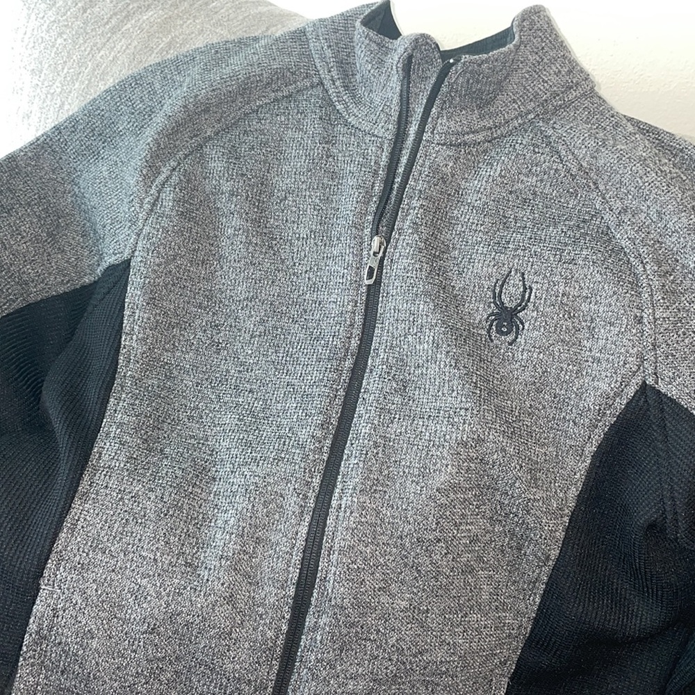 SOLD Spyder Men’s Full Zip Fleece Lined Sweater - Picture 2 of 6